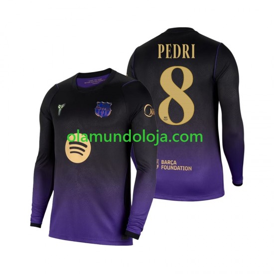 Camisola FC Barcelona Pedri 8 Homem Equipamento Segundo 2026-2027 Manga Comprida